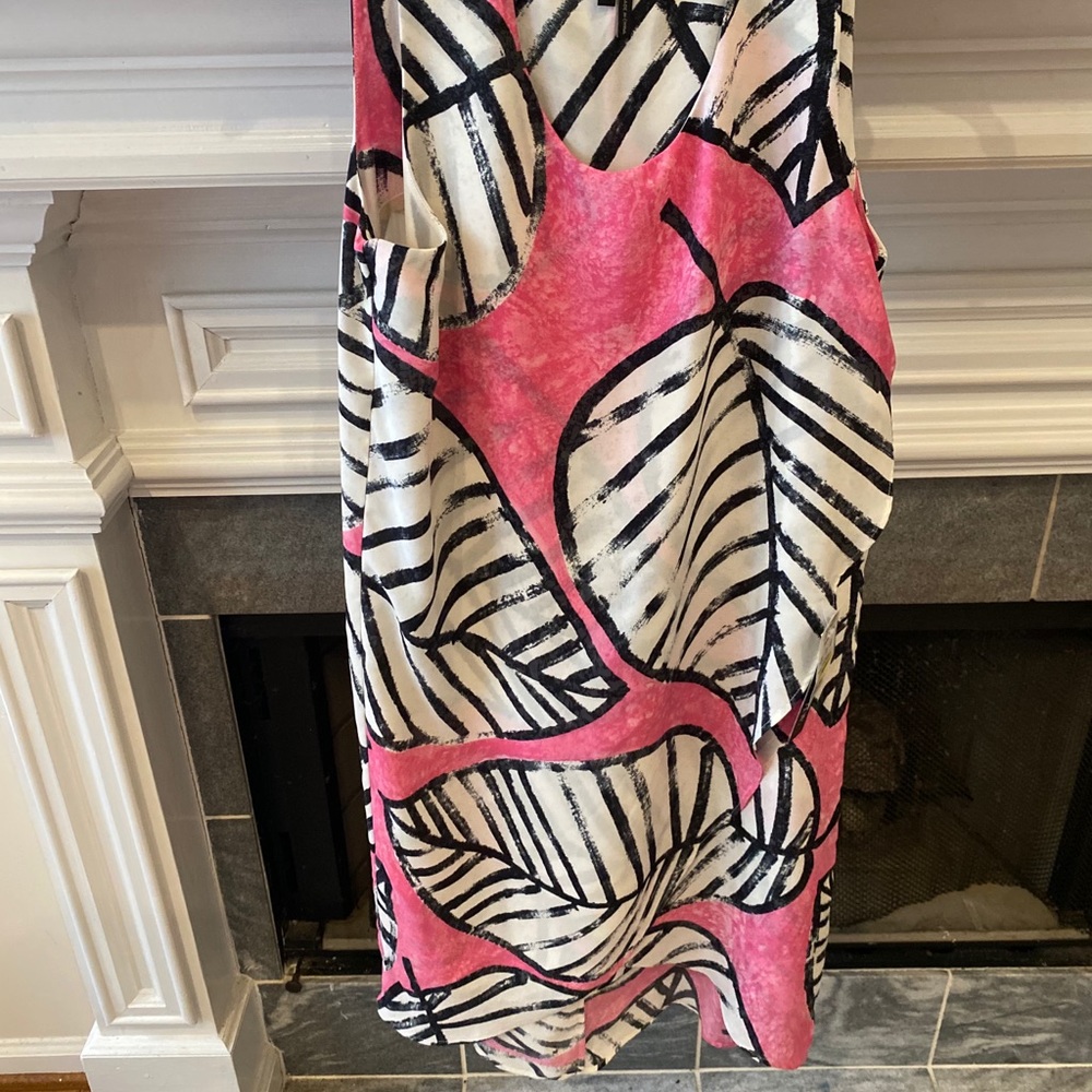 Nic&Zoe Split Sleeveless Wrap Dress
